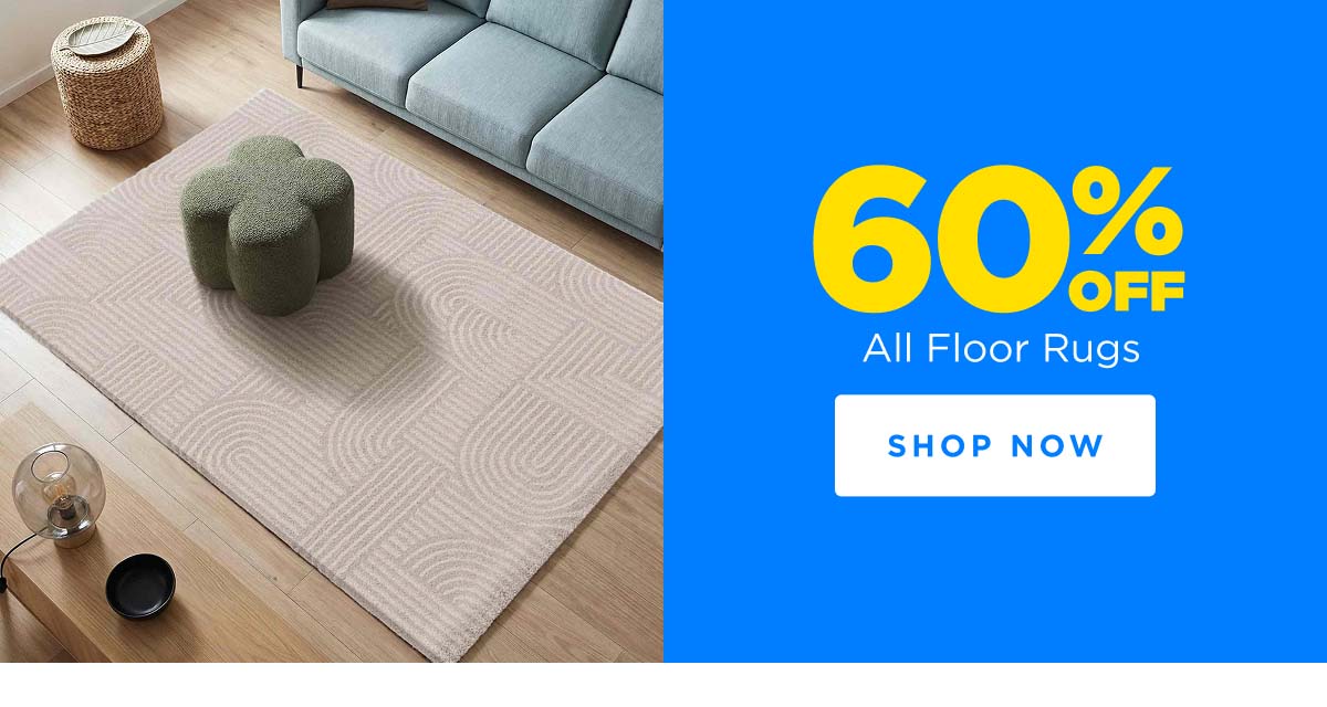60% Off All Floor Rugs
