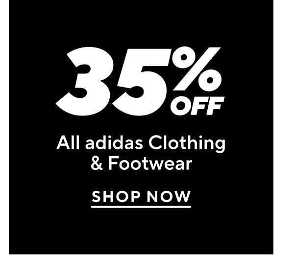35% Off All adidas Clothing & Footwear