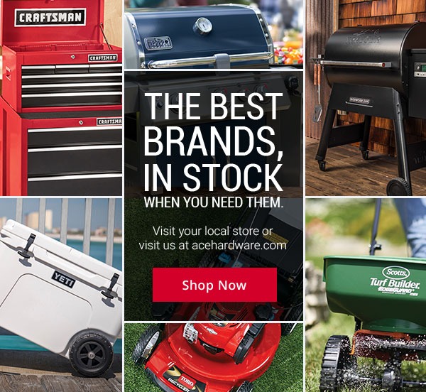The Best Brands In Stock When You Need Them