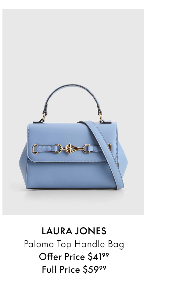 Laura Jones Paloma Top Handle Bag
