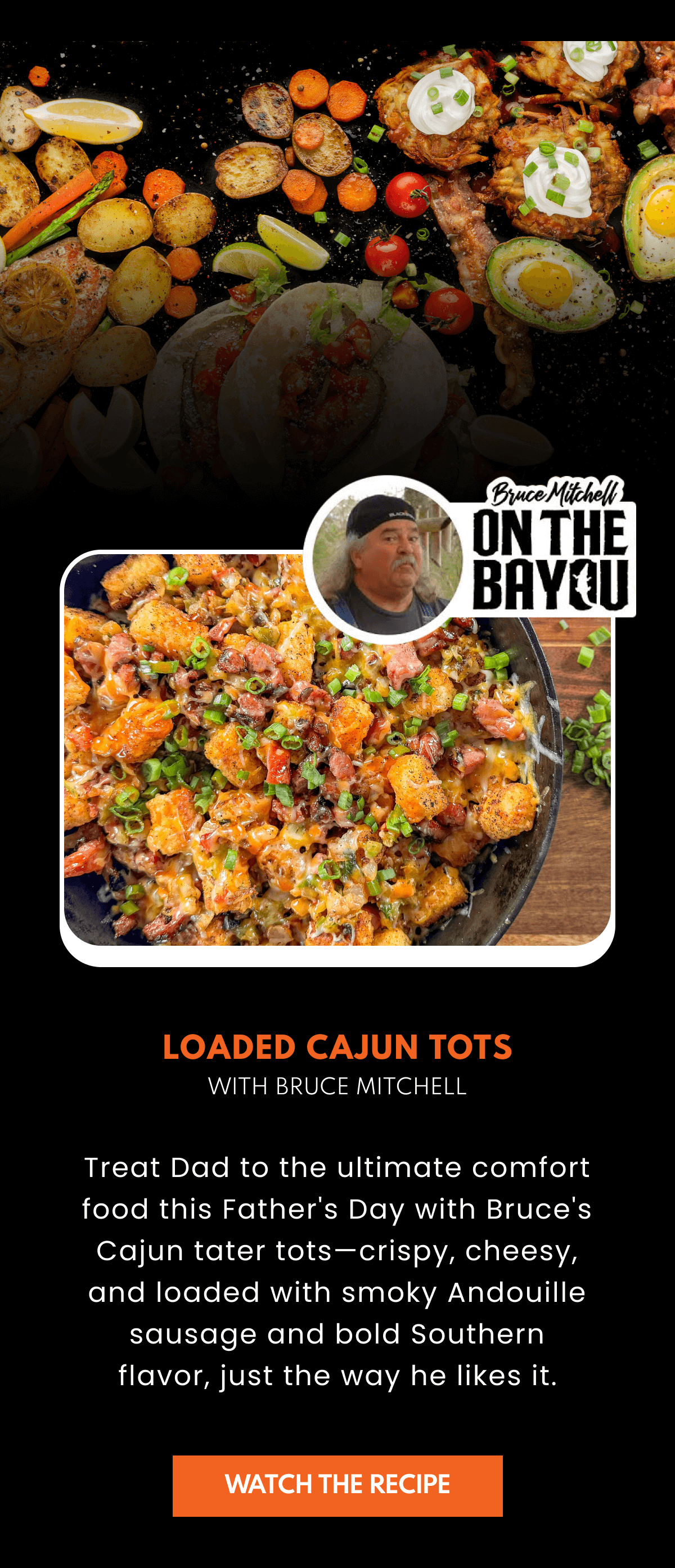 Loaded Cajun Tots