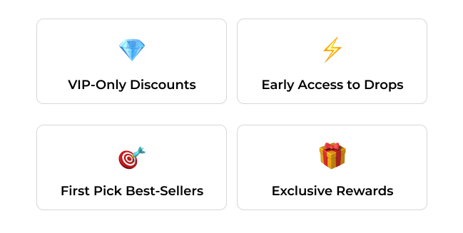 Benefits of being a loyalty member