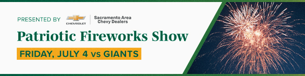 Giants vs. Athletics - Friday, July 4 - Patriotic Postgame Fireworks Presented by Chevrolet