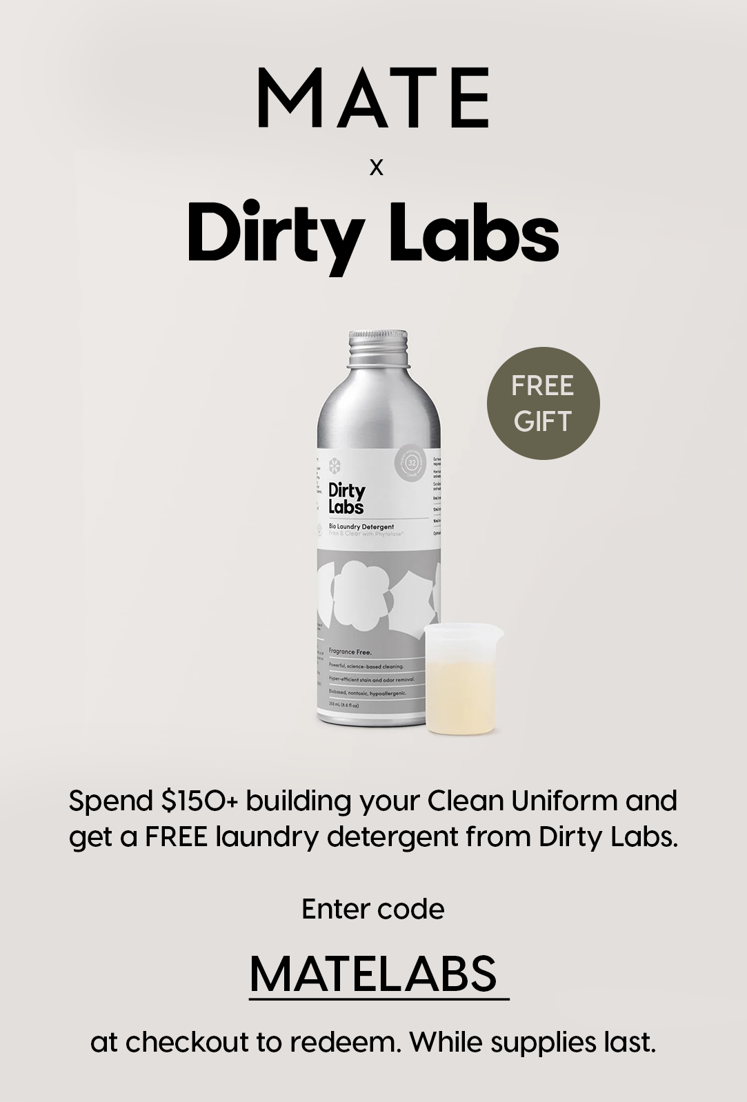 MATE x Dirty Labs