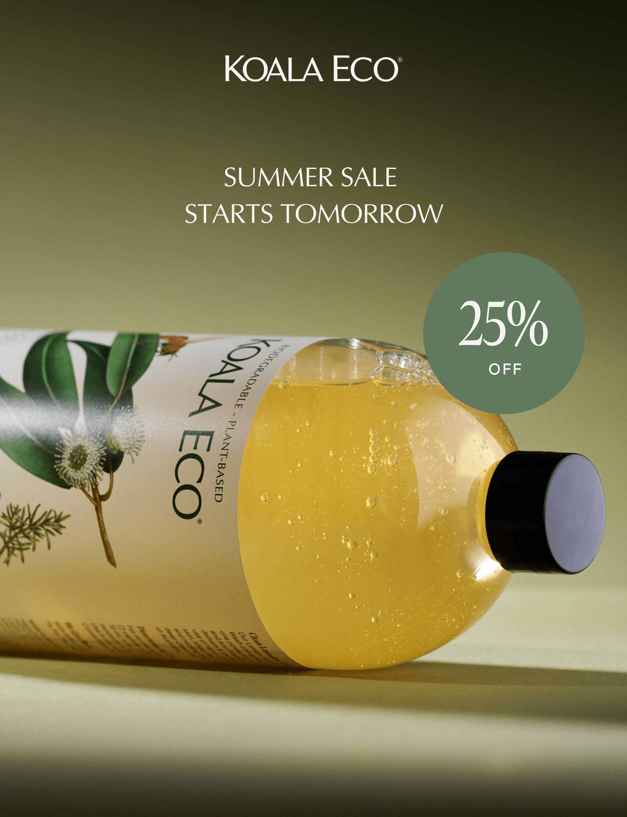 Koala Eco: SUMMER SALE STARTS TOMORROW 25% OFF