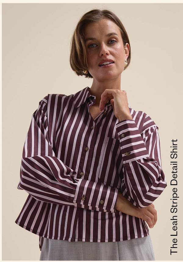 Leah Stripe Detail Shirt