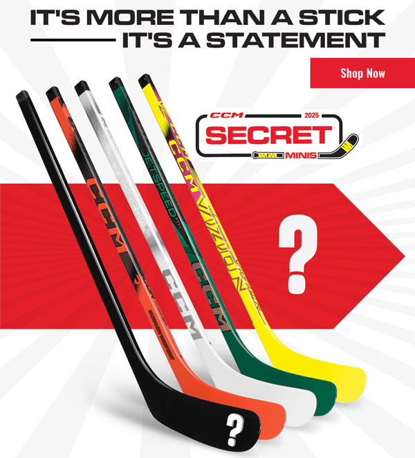 CCM Secret Minis 2025. It's more than a stick, it's a statement