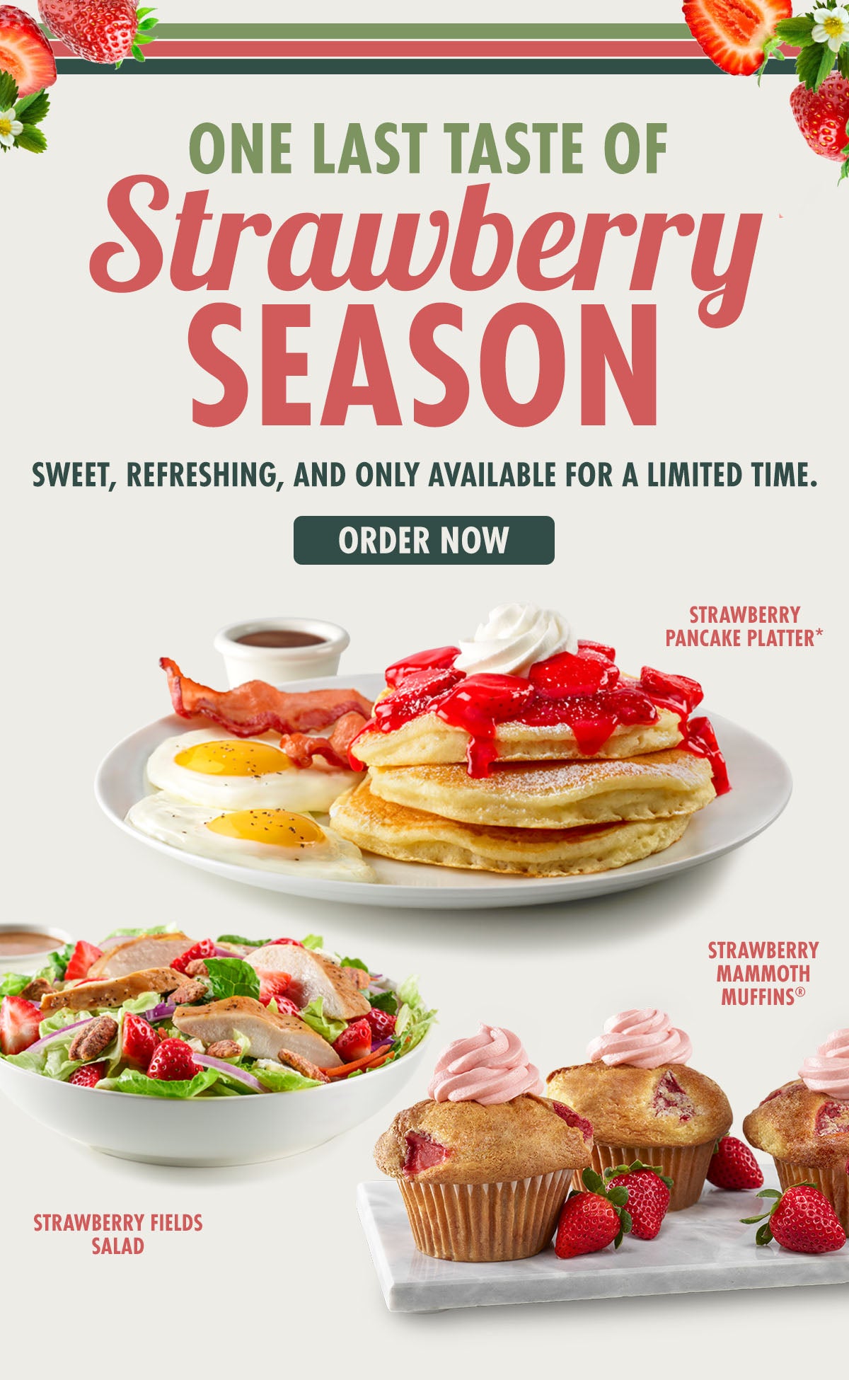 Last Chance for Strawberry Favorites