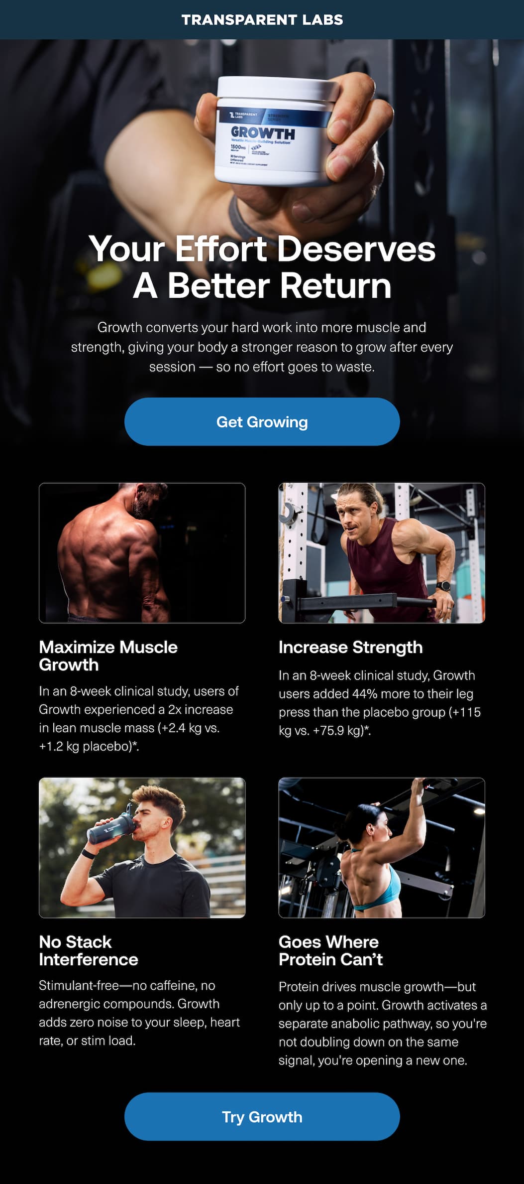 your effort deserves a better run