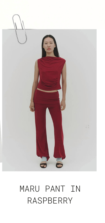Maru Pant in Raspberry