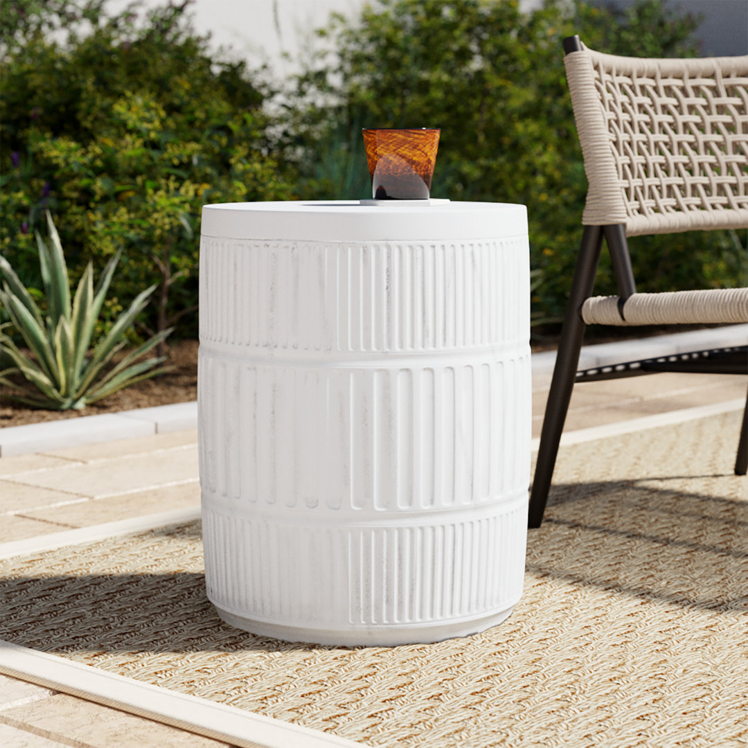 Isolde Stone/Concrete Side Table