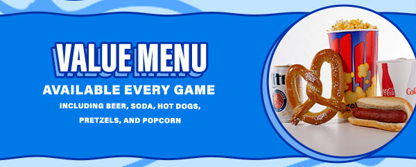 Value Menu - Available every game - Learn More