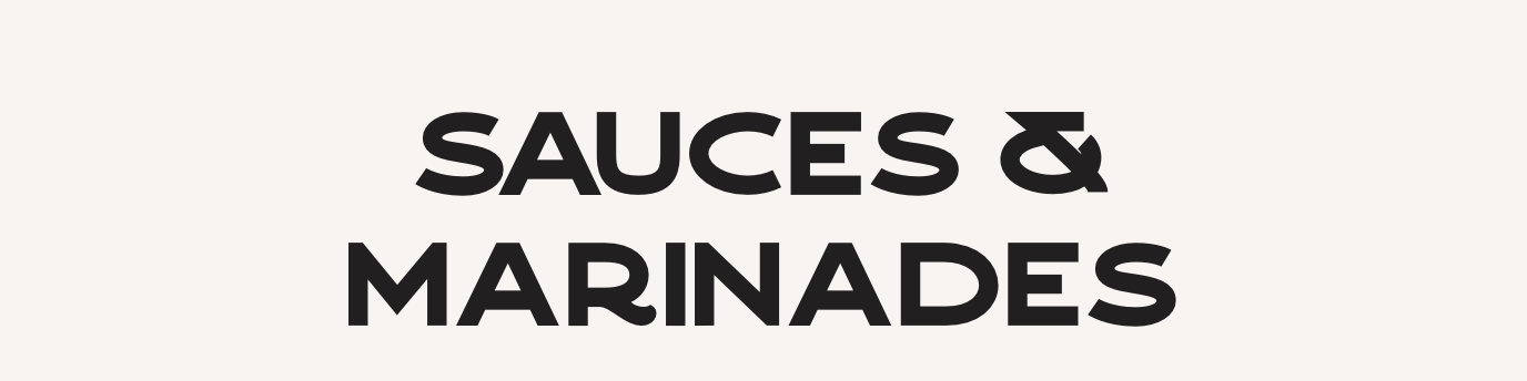 Sauces & Marinades