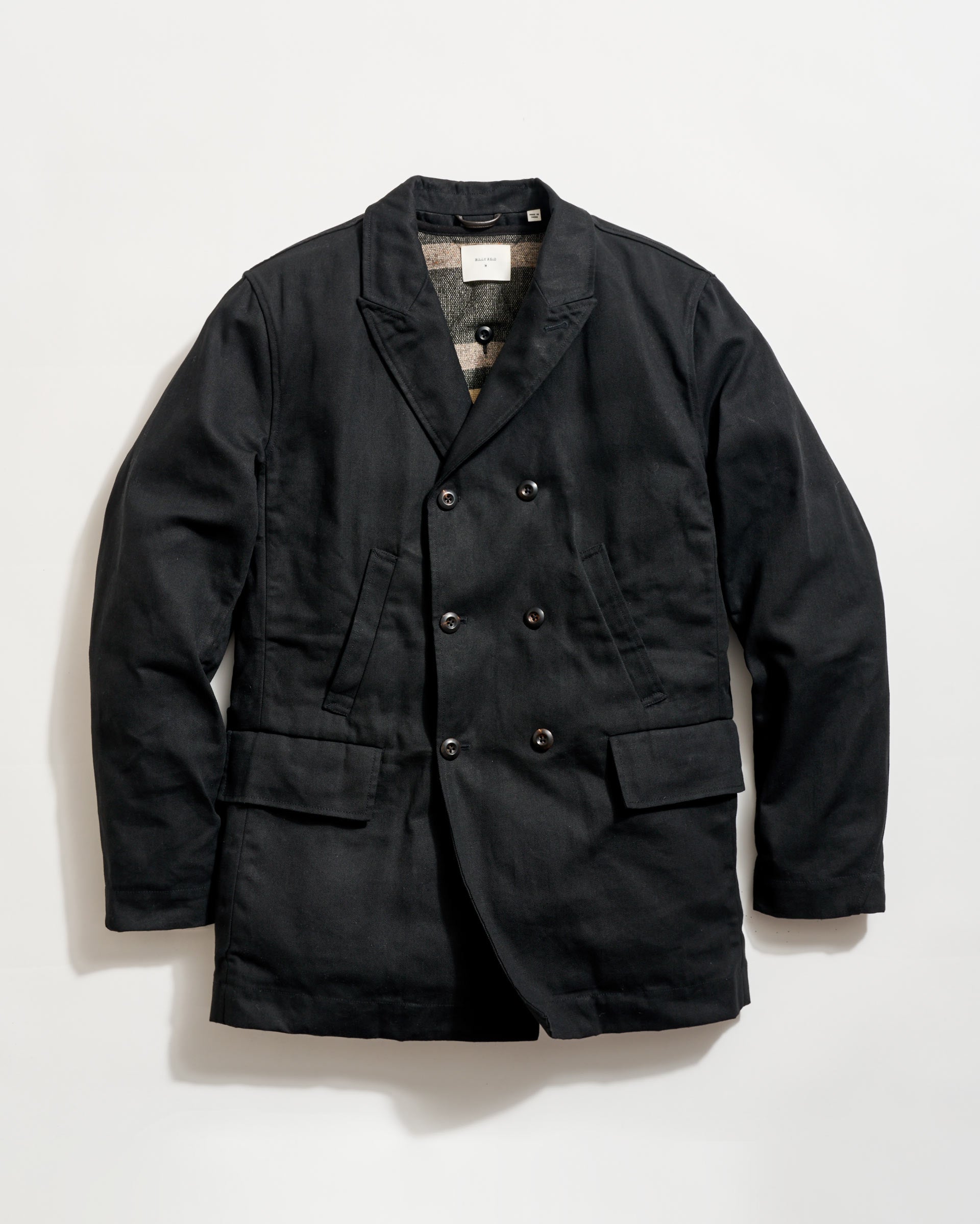 Image of Waxed Canvas Bond Peacoat
