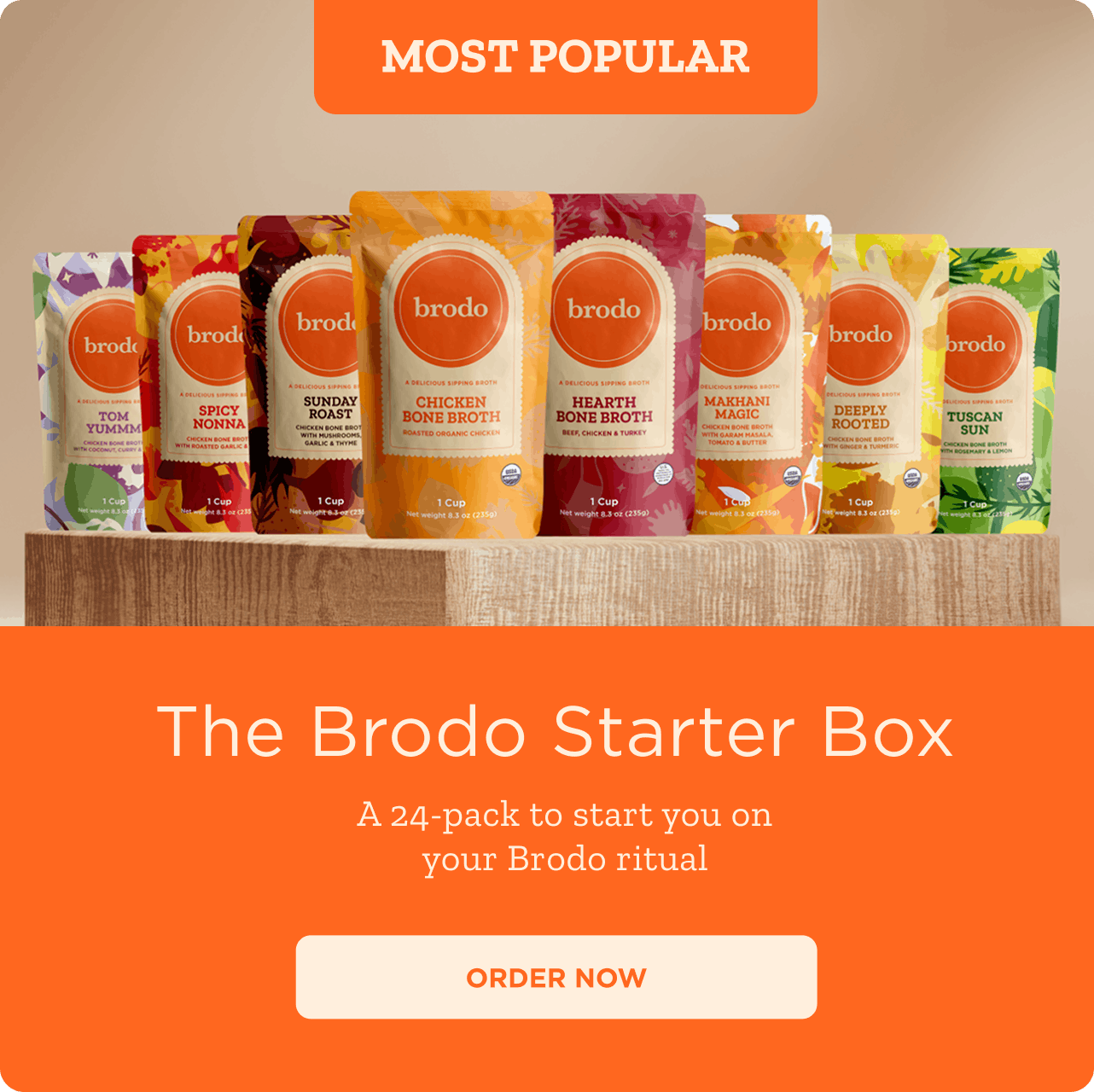 Get the Brodo Starter Box today