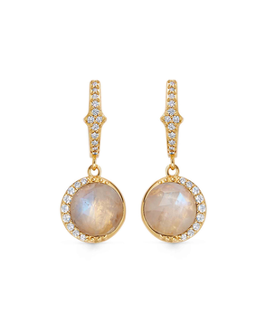 Moonstone Drop Earrings