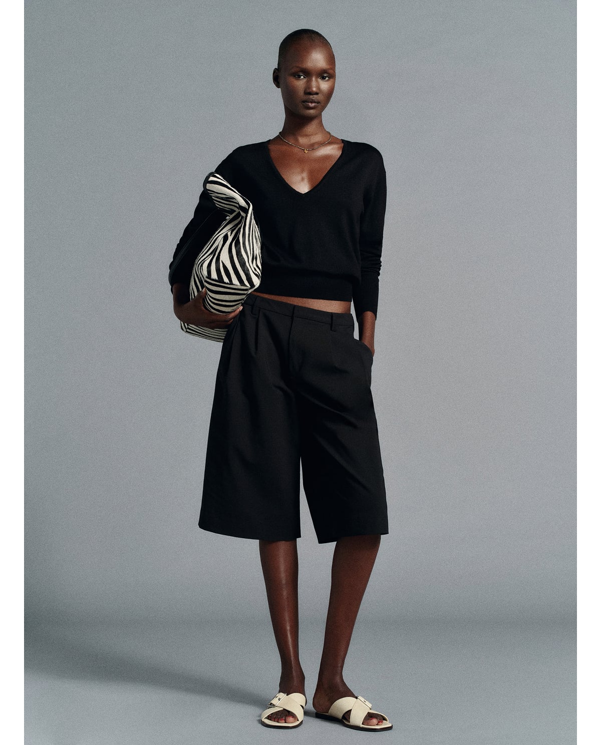 Micah V-Neck Sweater Top
