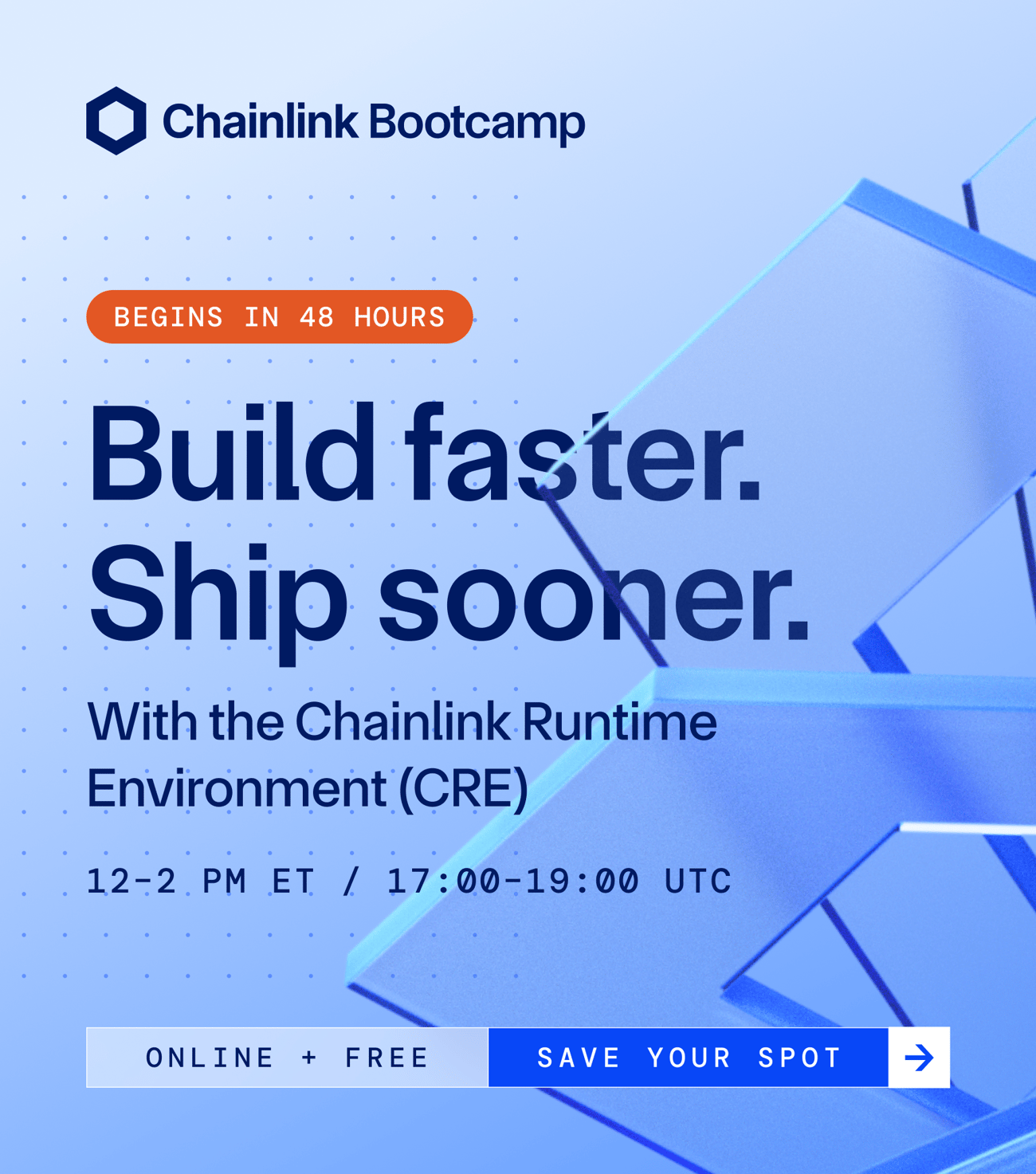 CRE Bootcamp — Jan 21–22