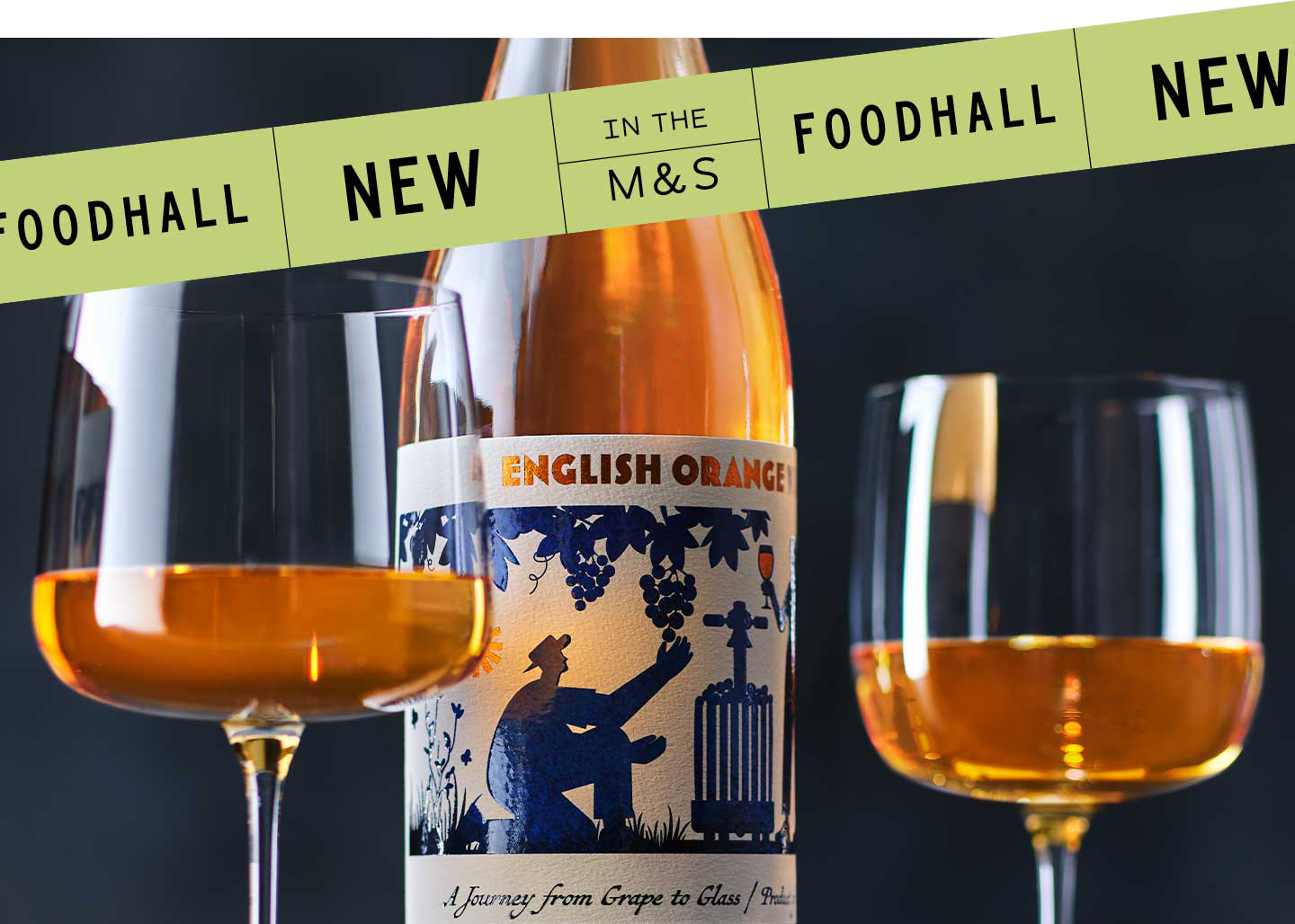 English Amphora Orange Wine New in M&S Foodhall