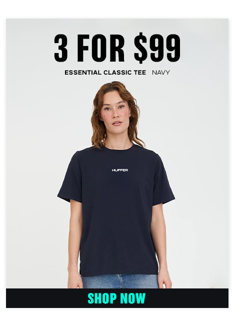 ESSENTIAL CLASSIC TEE NAVY