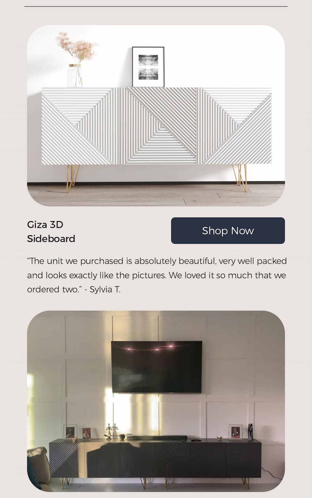 Giza 3D Sideboard