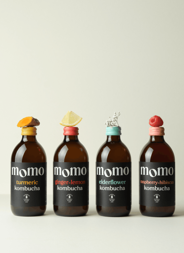 A 24-bottle mixed-case of kombucha
