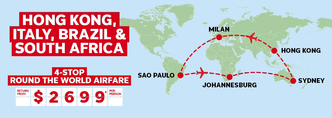 ROUND THE WORLD FLIGHTS!