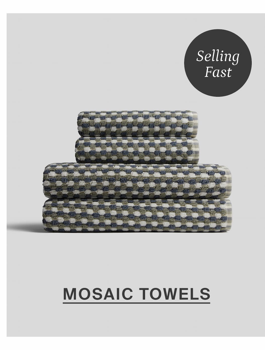 mosaic towels