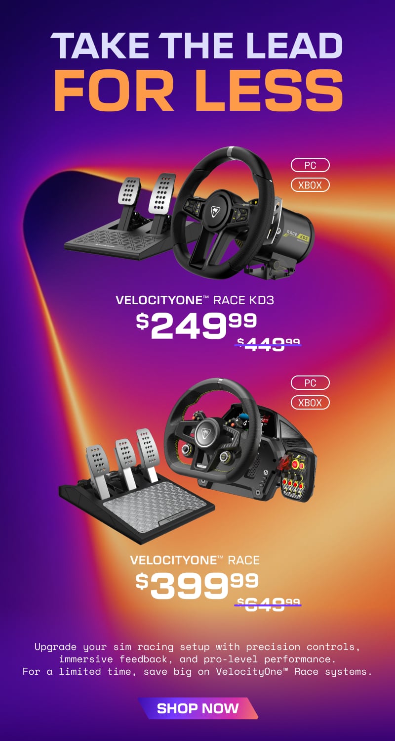 Save Big on VelocityOne™ Race — Limited Time Deals