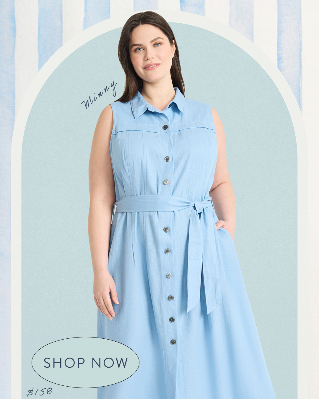 Minny Shirtdress By Maggy London