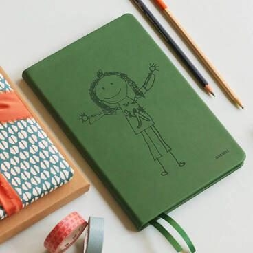 Child's Drawing Personalised Notebook