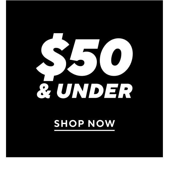 $50 and under