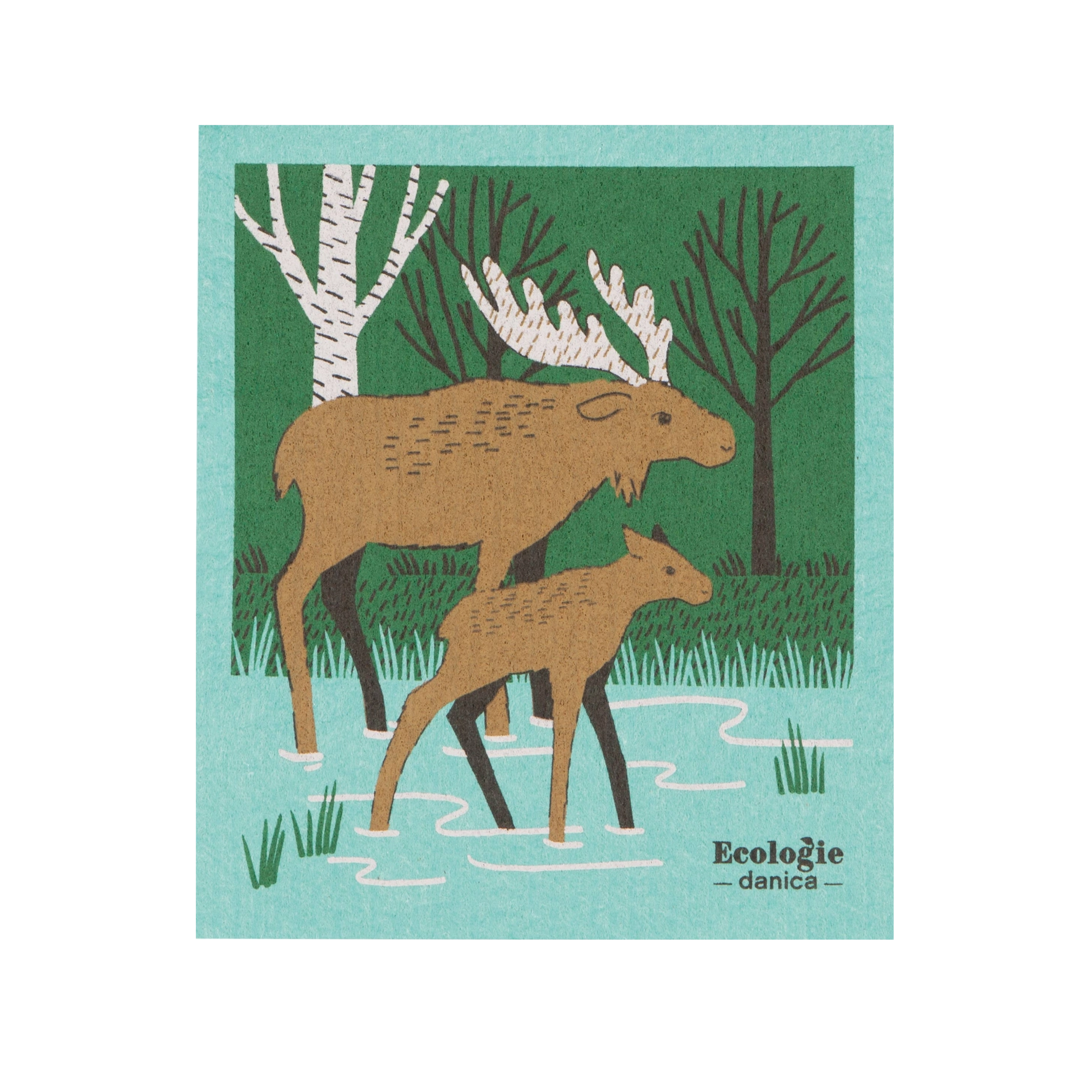 Image of Moose Lake Swedish Dishcloth