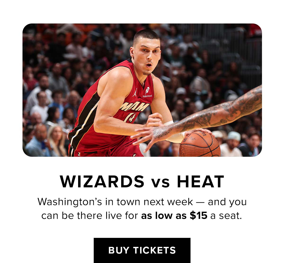 Wizards vs HEAT | Buy Tickets