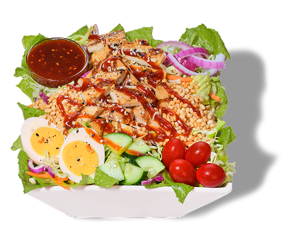 An image of a Crispy Rice Korean Salad.