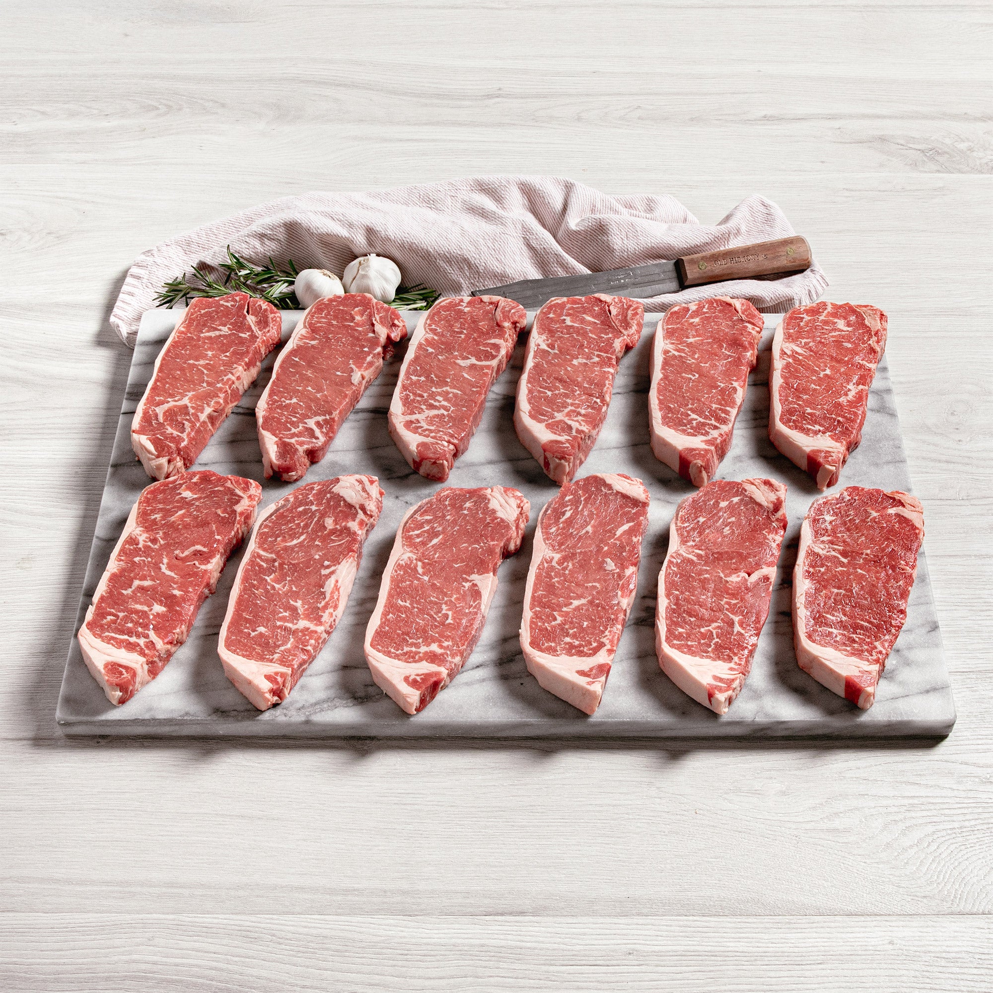 Rastelli's USDA Choice Black Angus NY Center Cut Strip Steak   