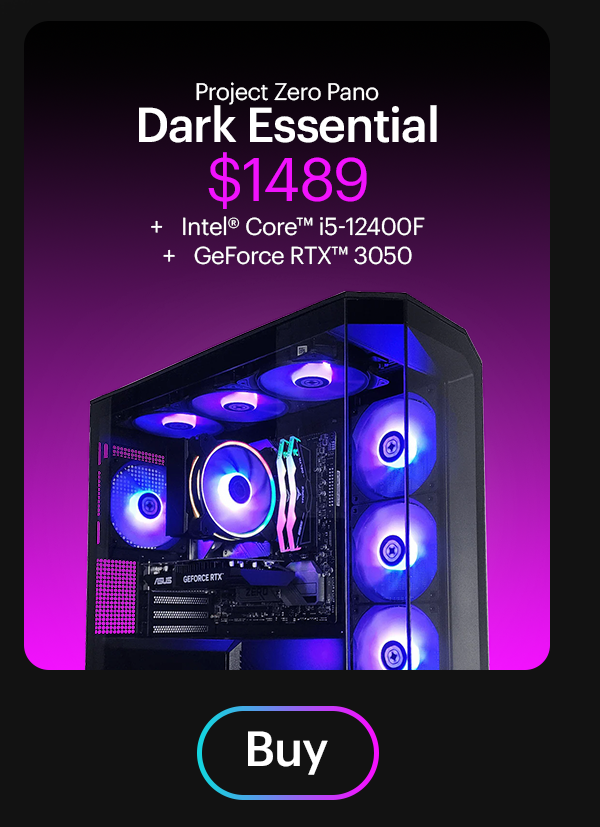 Project Zero Pano Dark Essential Ready to Ship