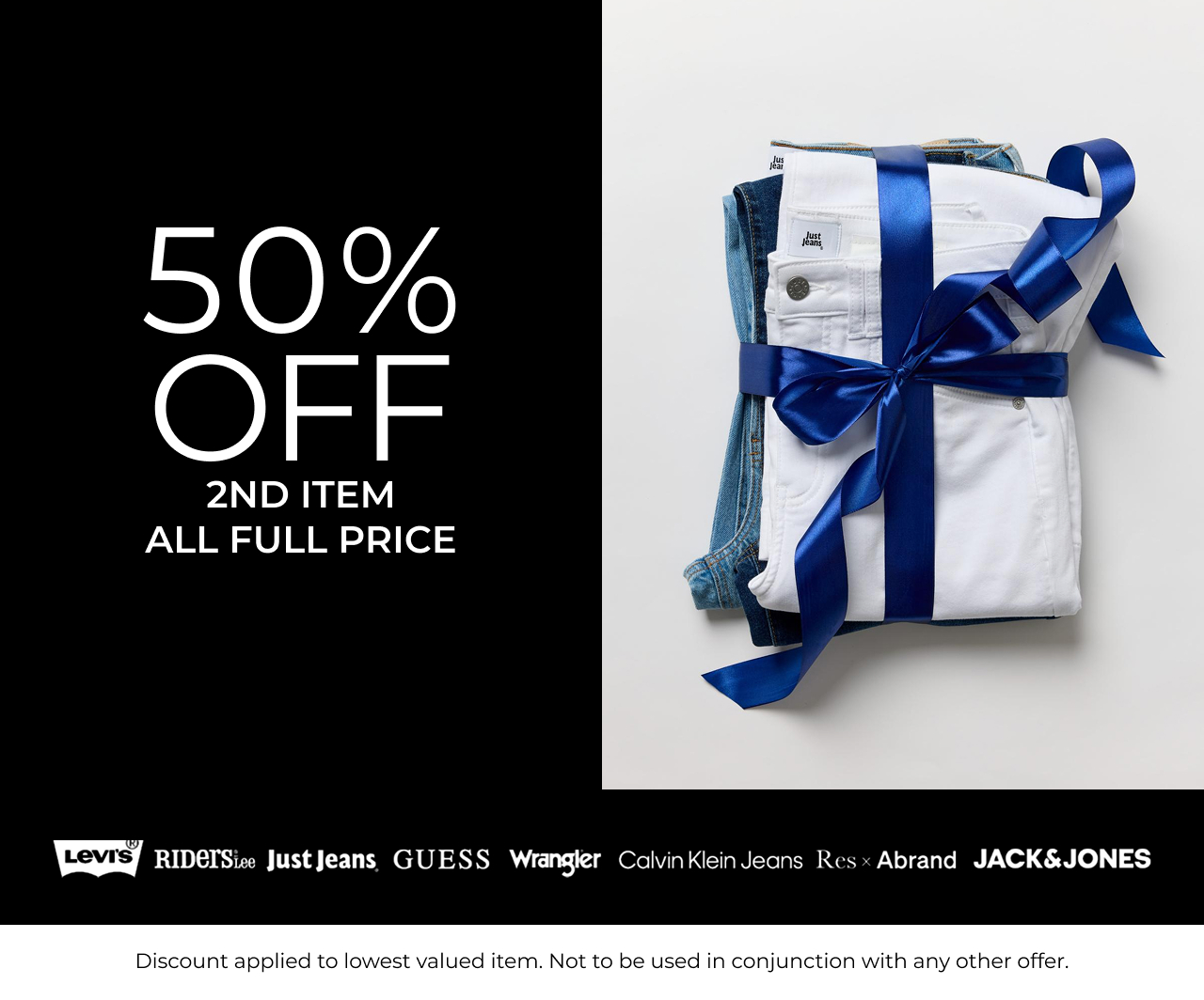 ONLINE ONLY ENDS TOMORROW 50% OFF 2ND ITEM ALL FULL PRICE