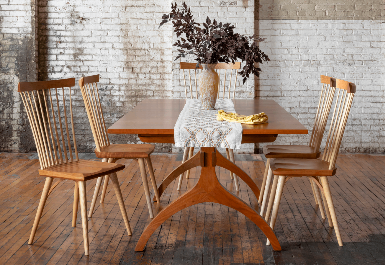 WISHBONE TABLE AND EASTWARD CHAIRS