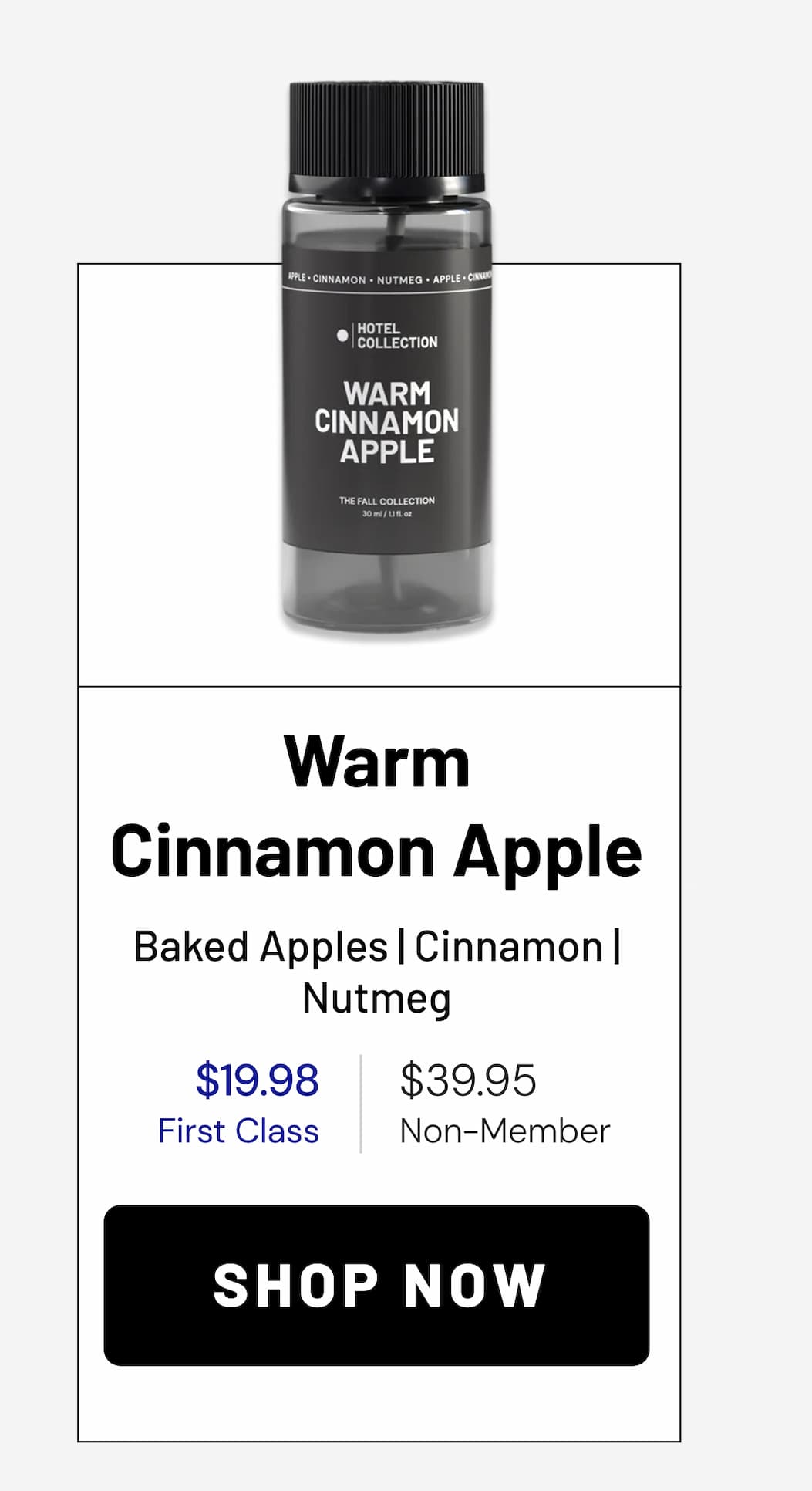 WARM CINNAMON APPLE | SHOP NOW