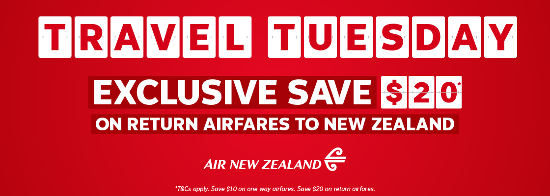 Travel Tuesday Exclusive Air New Zealand Offer!