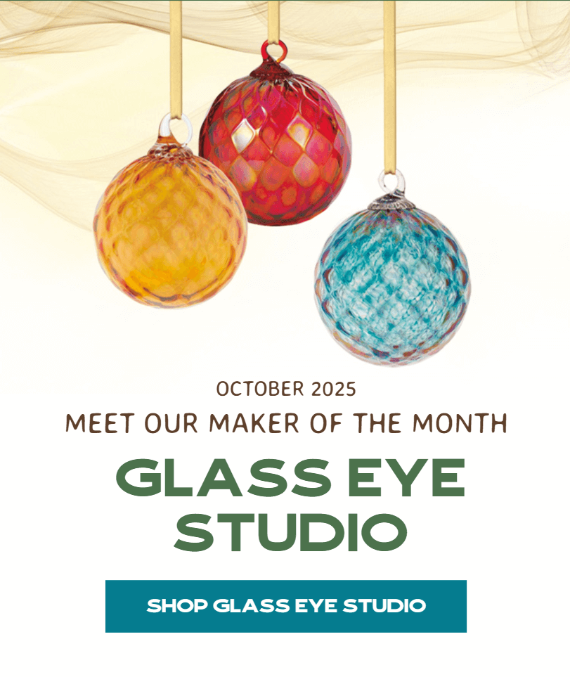 October 2025 - Meet our maker of the month - Glass Eye Studio