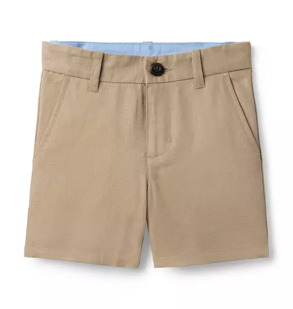 Image of Linen-Cotton Short