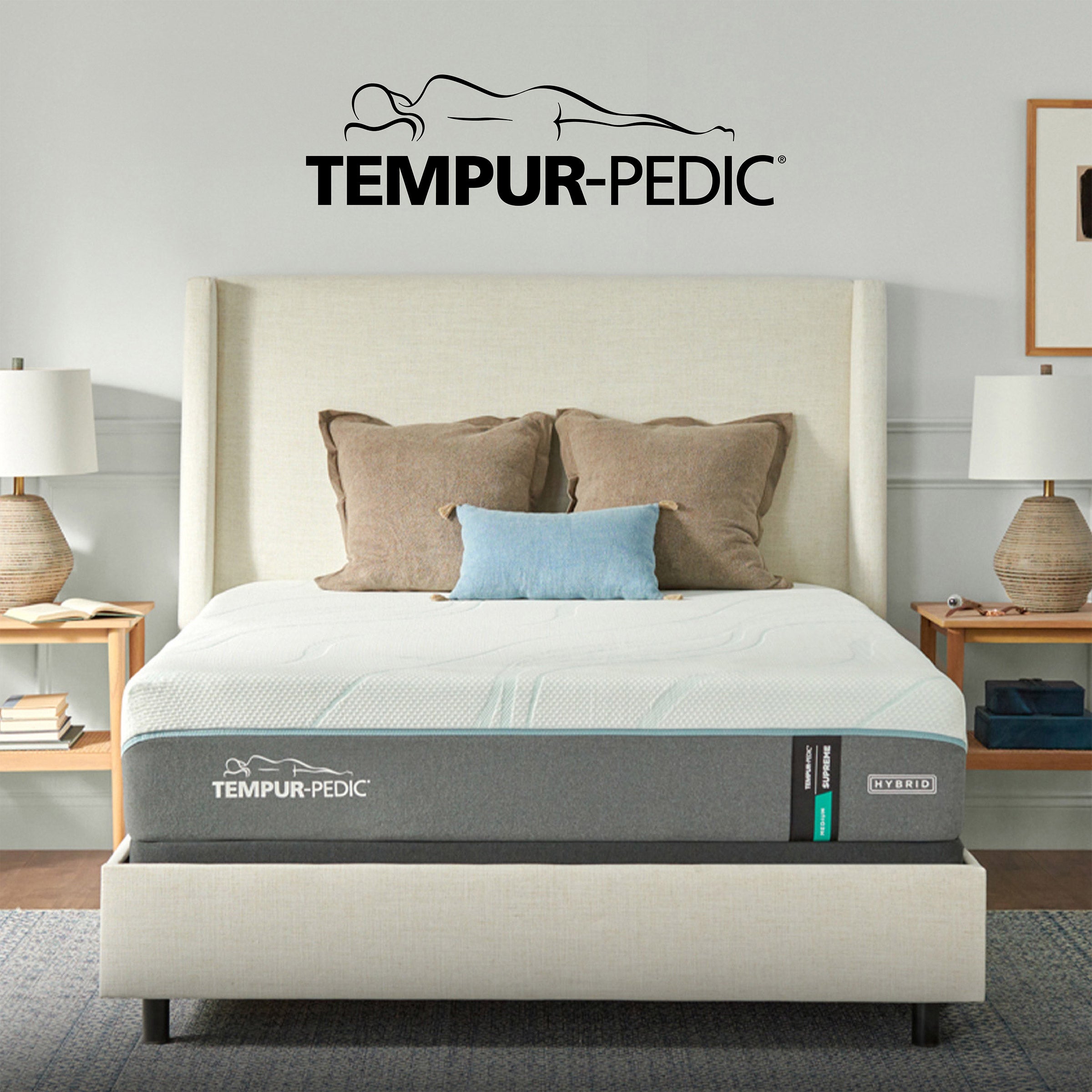 Tempur-Pedic Supreme 11.5-inch Medium Hybrid Mattress Only, King