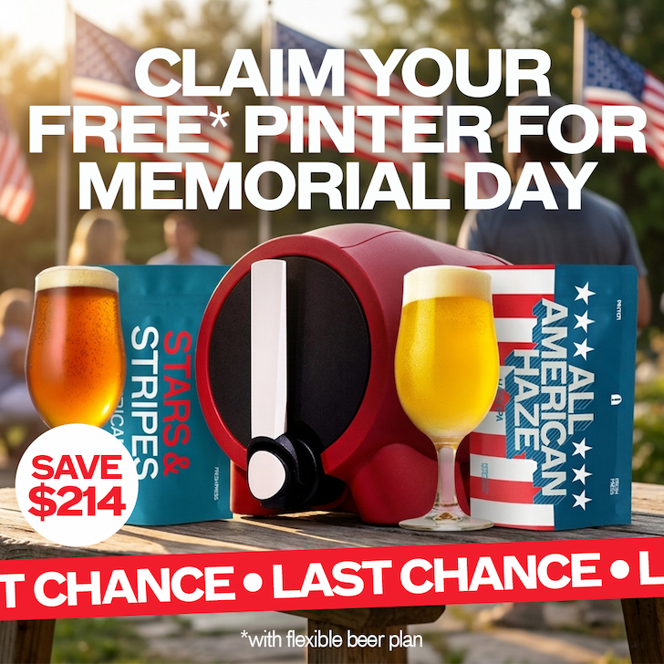 FREE PINTER FOR MEMORIAL DAY! LIMITED TIME - SAVE $214