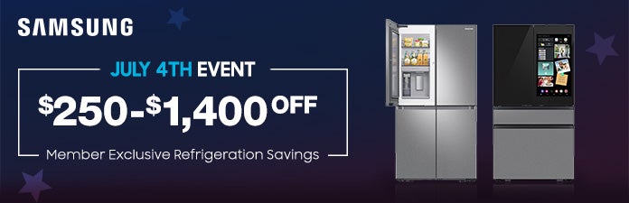 Save on Select Samsung Refrigerators