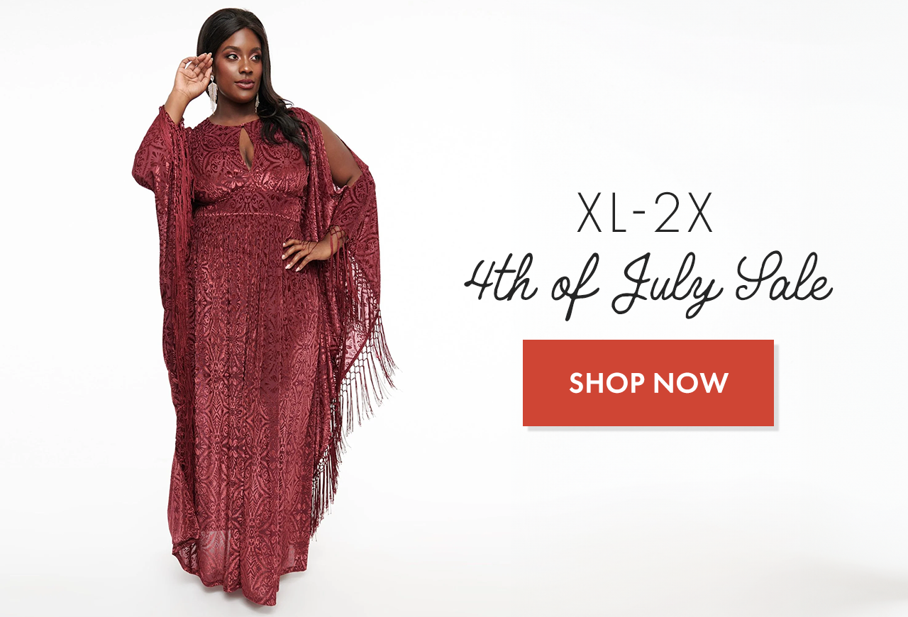 Shop 4th of July SALE XL-2X