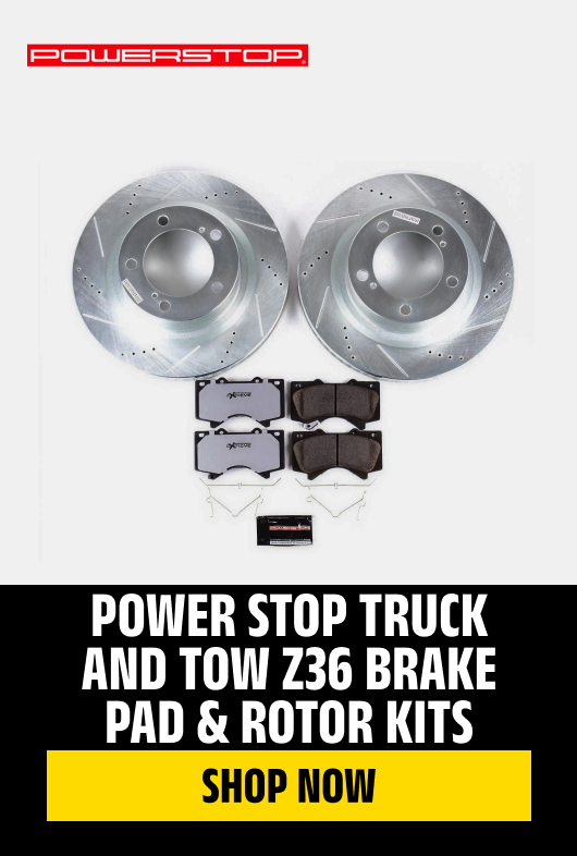 Power Stop Truck and Tow Z36 Brake Pad & Rotor Kits