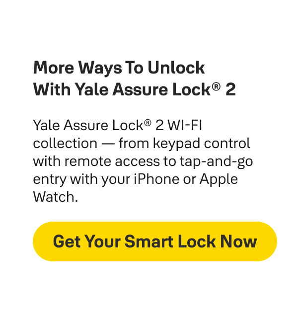 More Ways To Unlock With Yale Assure Lock 2