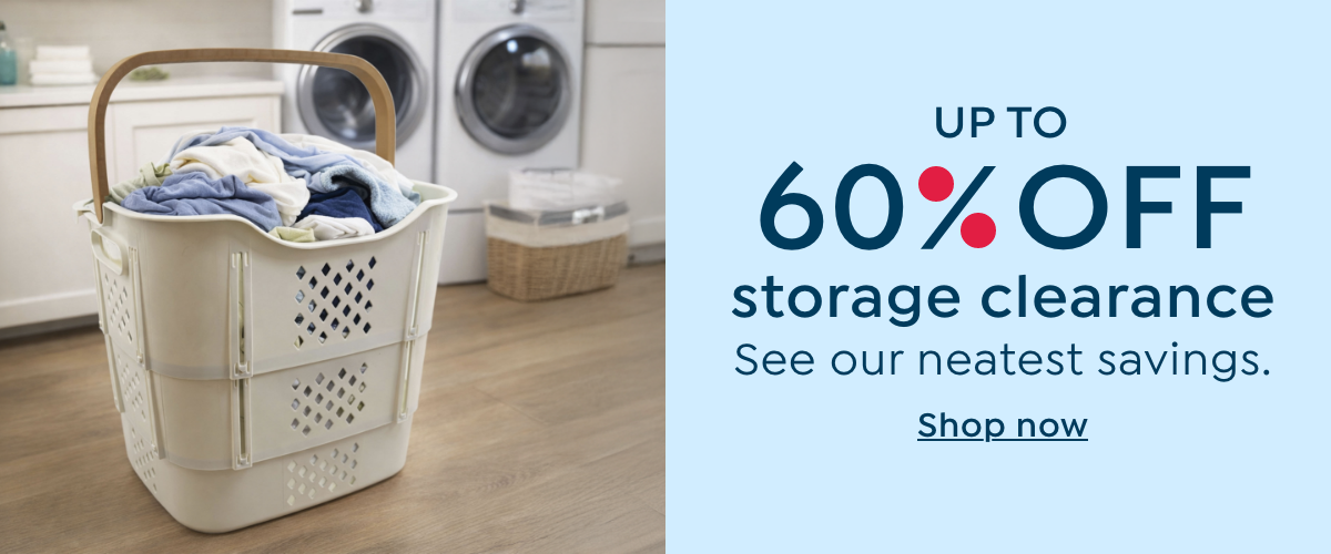 Up to 60% Off Storage Clearance